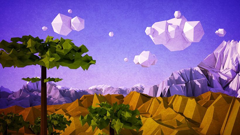 Chile Low Poly 4