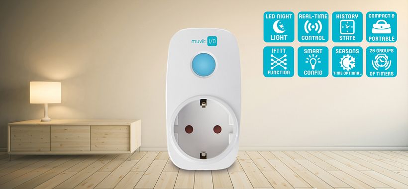 Packaging: Enchufe Inteligente Wifi - muvit I/O 2