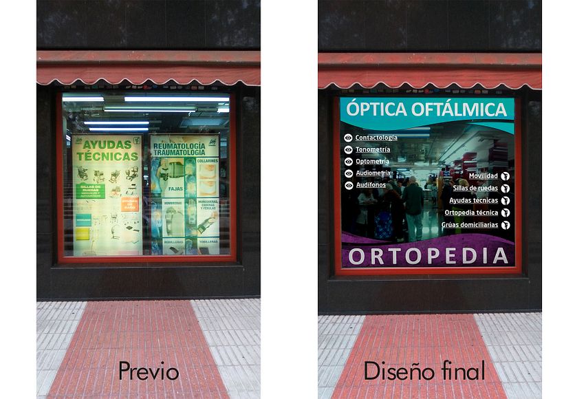 Diseño gráficas en escaparates 1