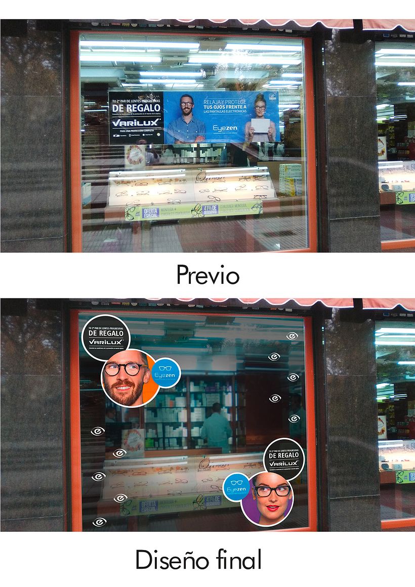 Diseño gráficas en escaparates 1