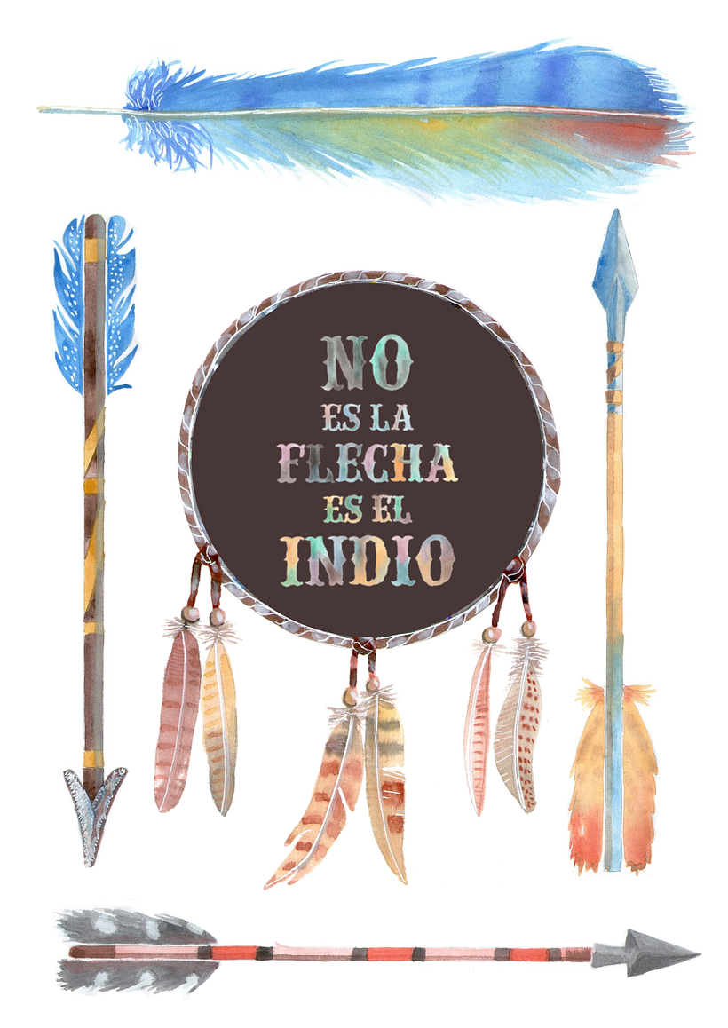 No es la flecha, es el indio! 0