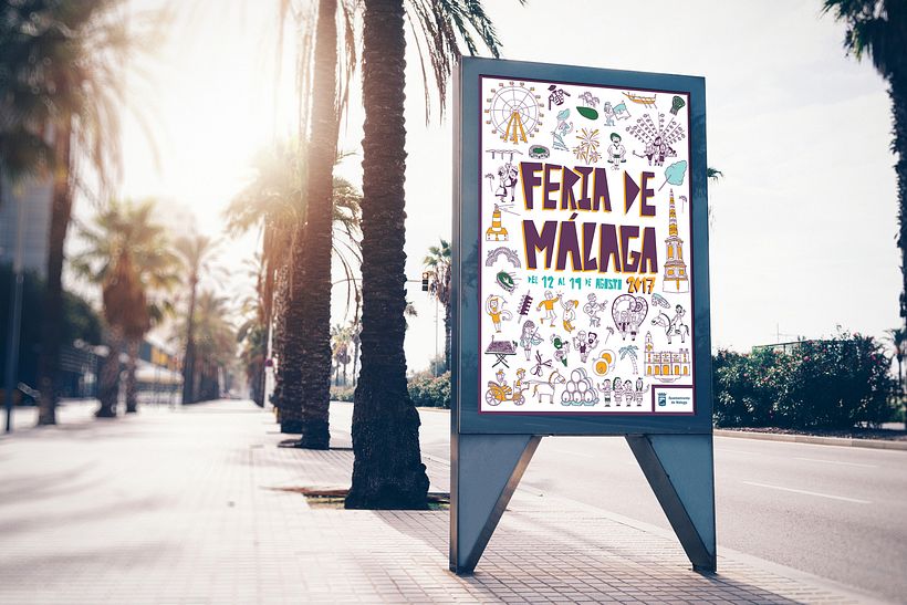 Propuesta cartel Feria de Málaga 2017 2