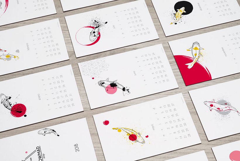Calendario Koi 2018 1