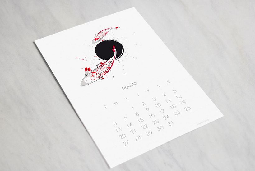 Calendario Koi 2018 2