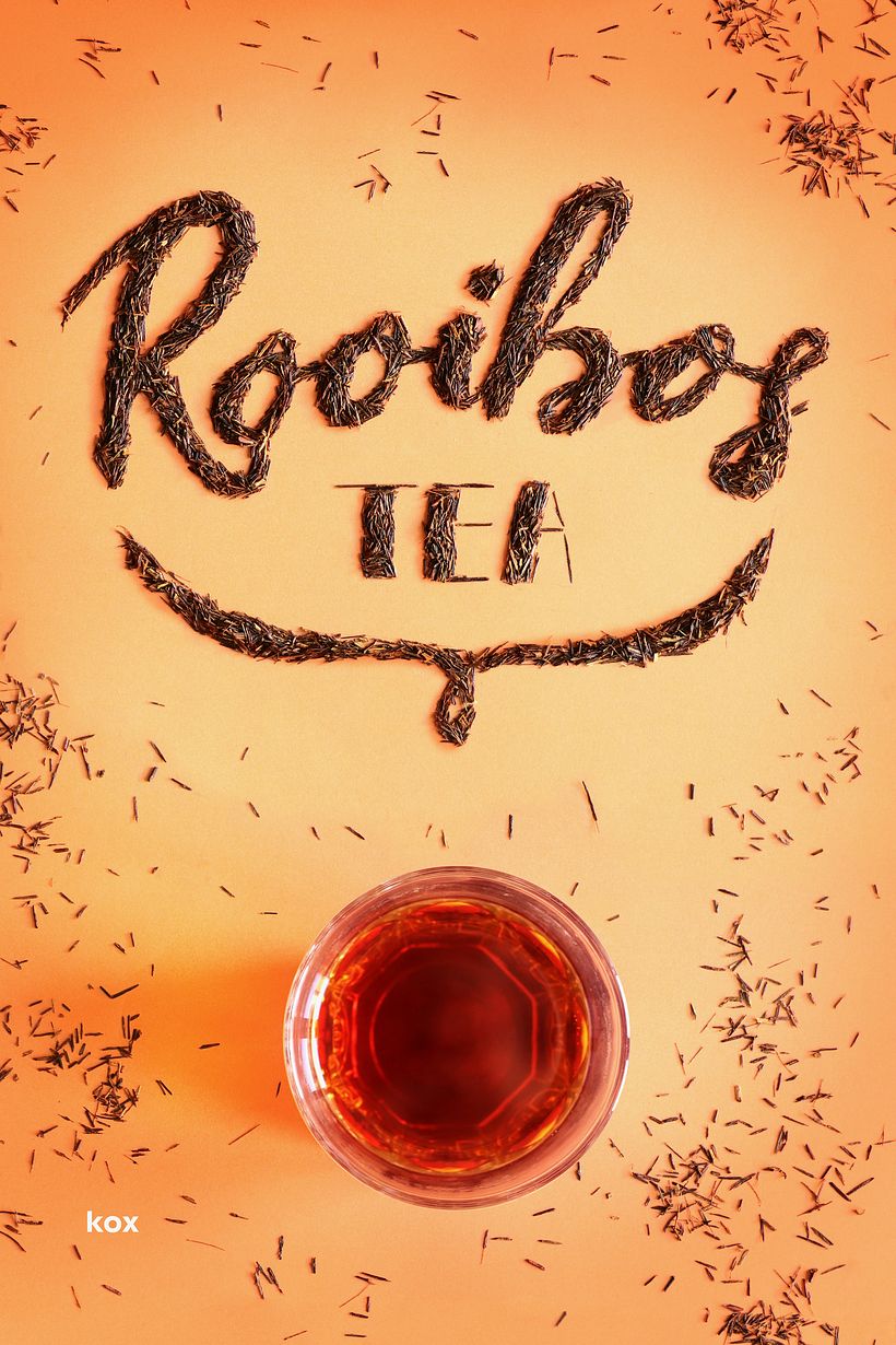 Crafting y lettering para portada de libro Rooibos Tea 1