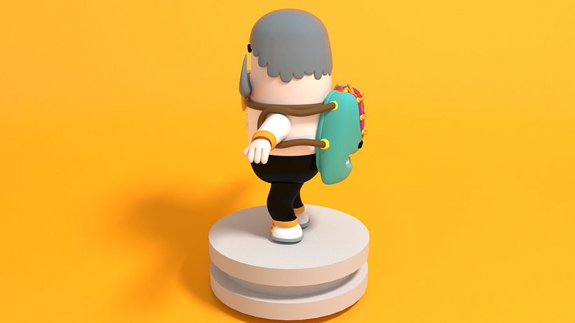 Mi Proyecto del curso: Diseño de personajes en Cinema 4D: del boceto a la impresión 3D 0