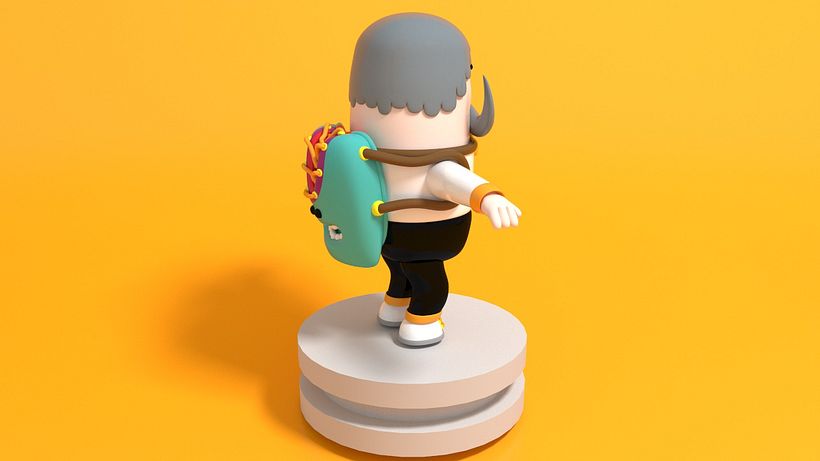 Mi Proyecto del curso: Diseño de personajes en Cinema 4D: del boceto a la impresión 3D 2