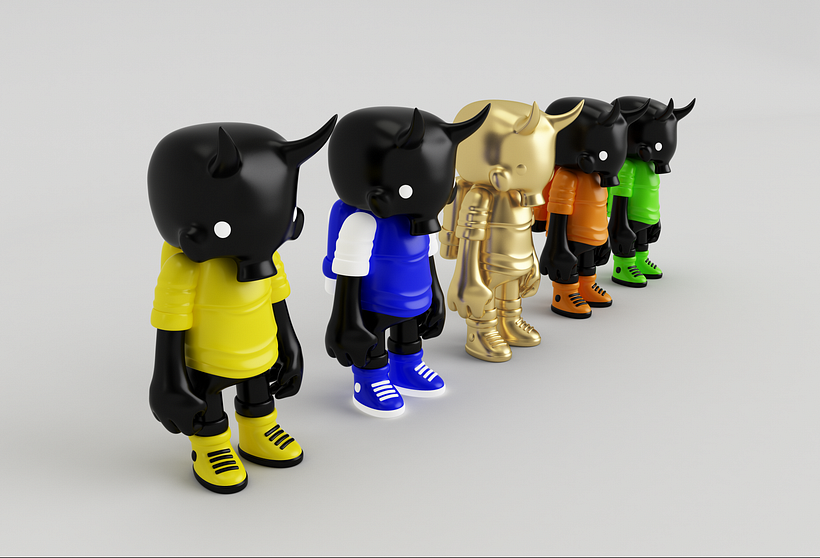 Mi Proyecto del curso: Diseño de personajes en Cinema 4D: del boceto a la impresión 3D. - 3D