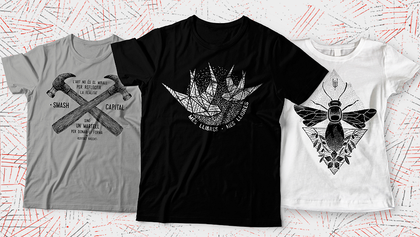 Requiero diseñador/a creativo para crear una linea de camisetas estampadas 1