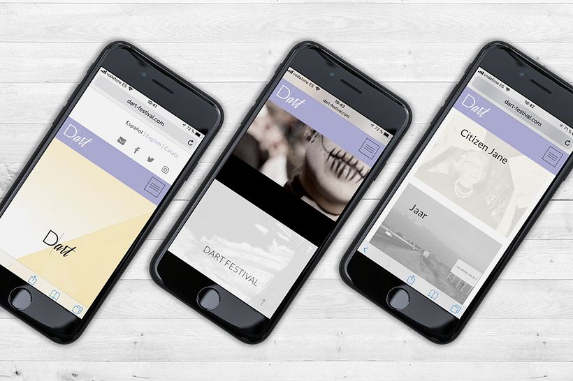 Dart Festival Barcelona WebSite 2