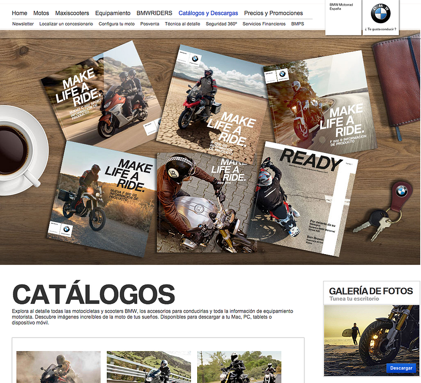 BMW. Cabecera catálogos. -1