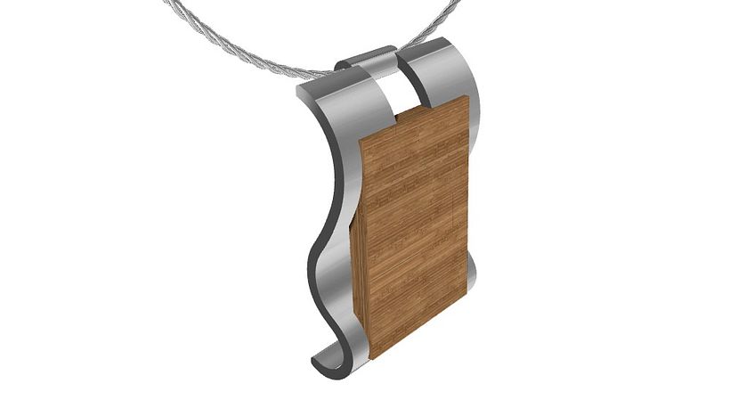 Colgante con madera... 1