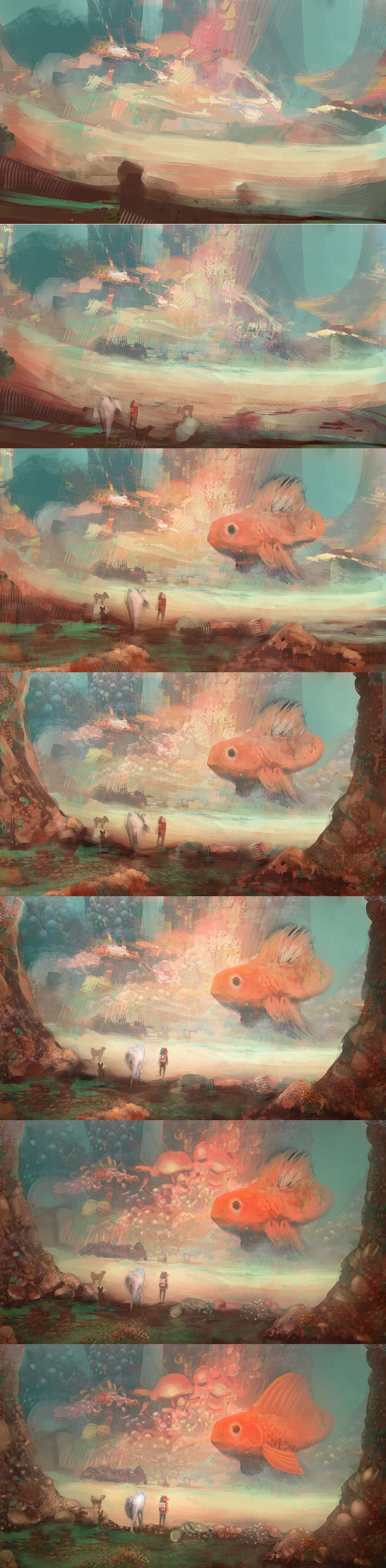 The journey and the big fish 0