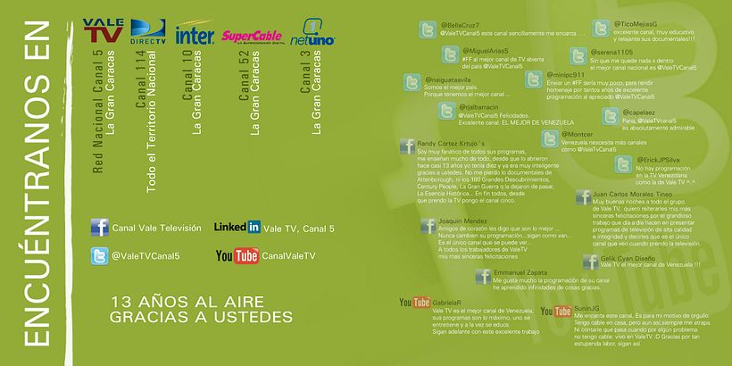 Pre-venta Institucional 2012 de VALE TV  1