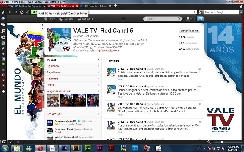 Pre-venta Institucional 2013   Vale TV 13