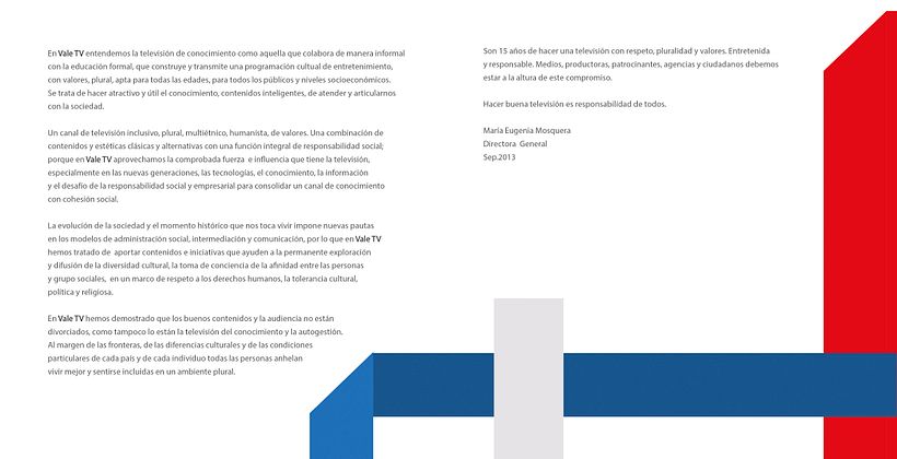 Pre-venta Institucional 2014  Vale TV 2