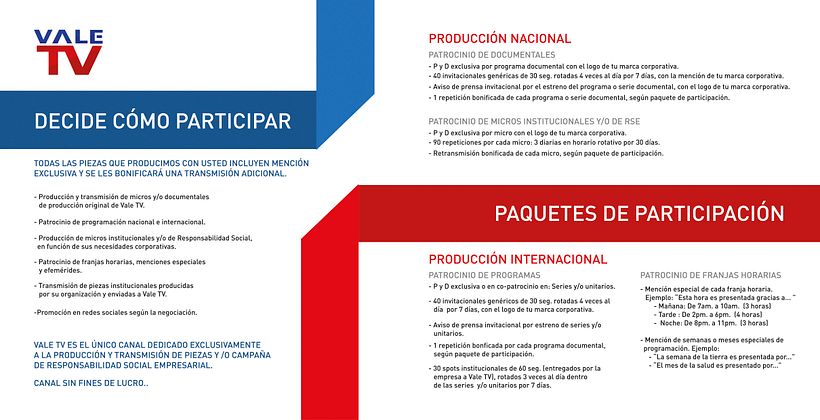 Pre-venta Institucional 2014  Vale TV 19