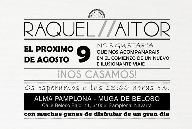 Invitación Boda Muga 0