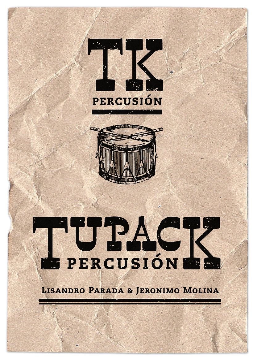 Tupack Percusión logo | Percusion duo from Patagonia -1