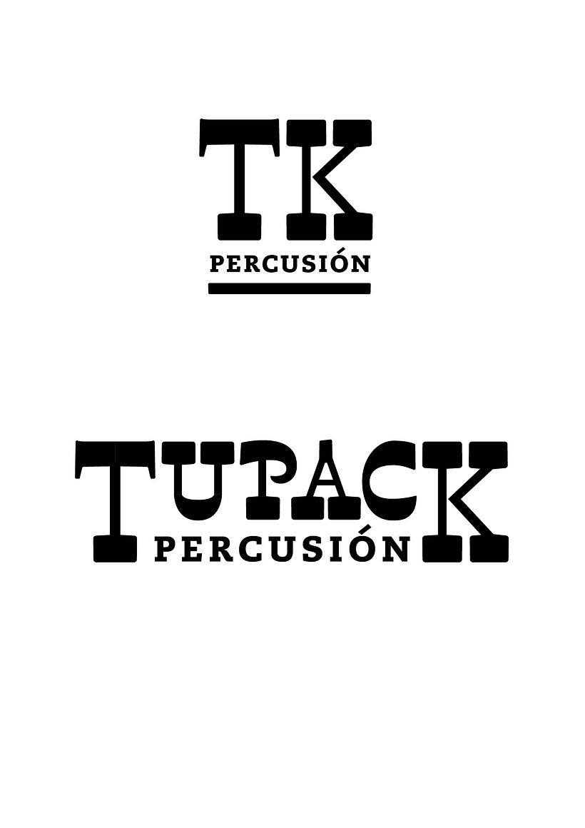 Tupack Percusión logo | Percusion duo from Patagonia 1