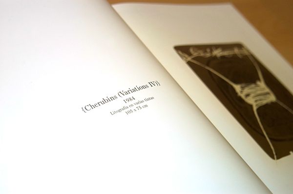 DISEÑO CATÁLOGO. Antoni Tapies. arte contemporáneo. 1