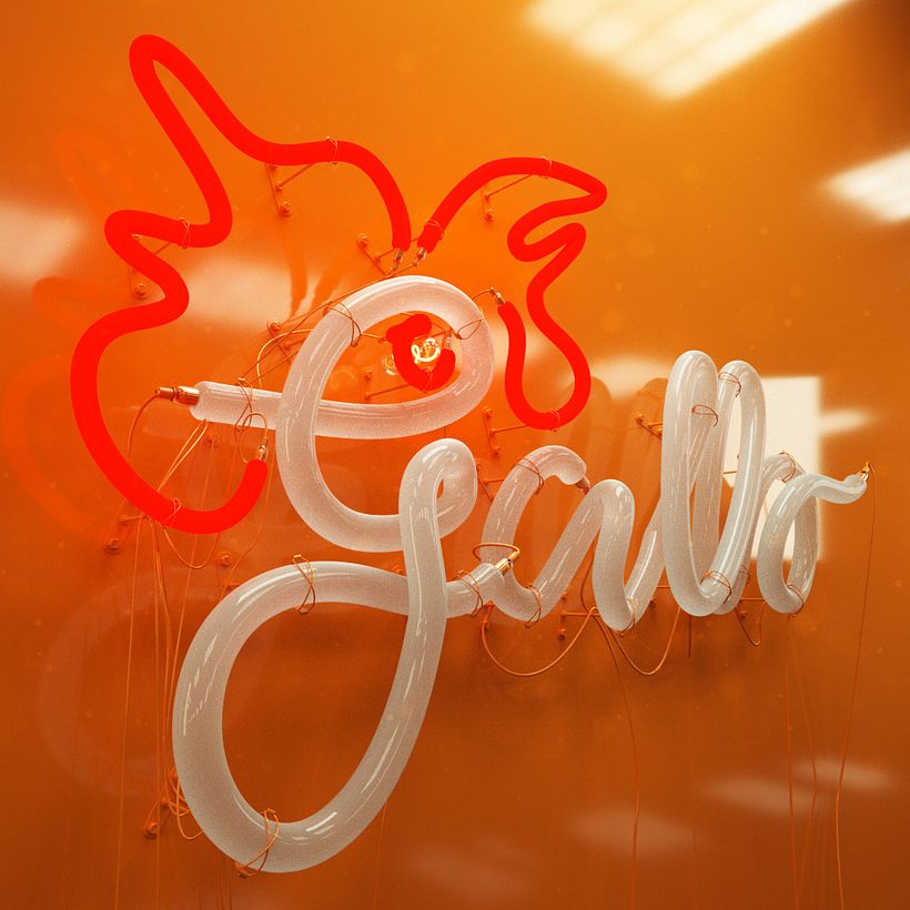Mi Proyecto del curso: Lettering 3D: modelado y texturizado con Cinema 4D 1