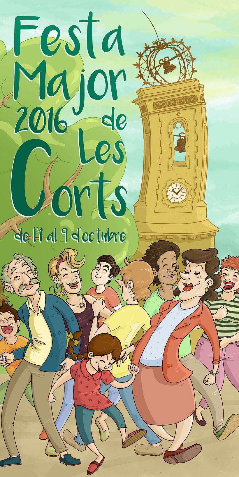 Cartel Festa Major de les Corts 2016 1