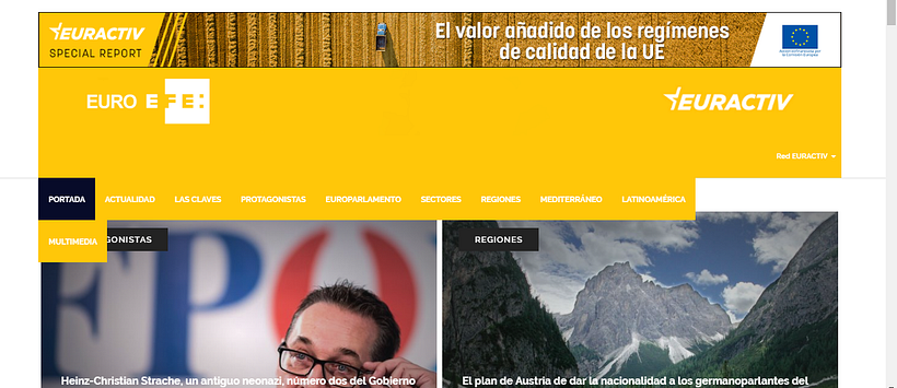 Proyecto periodístico multimedia sobre el Parlamento Europeo 1
