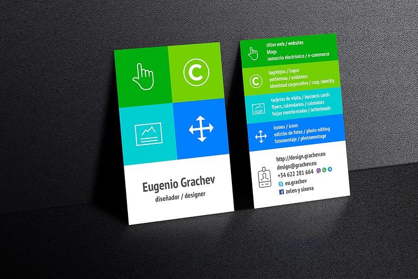 Logotipo + sitio web + tarjetas de visita 1