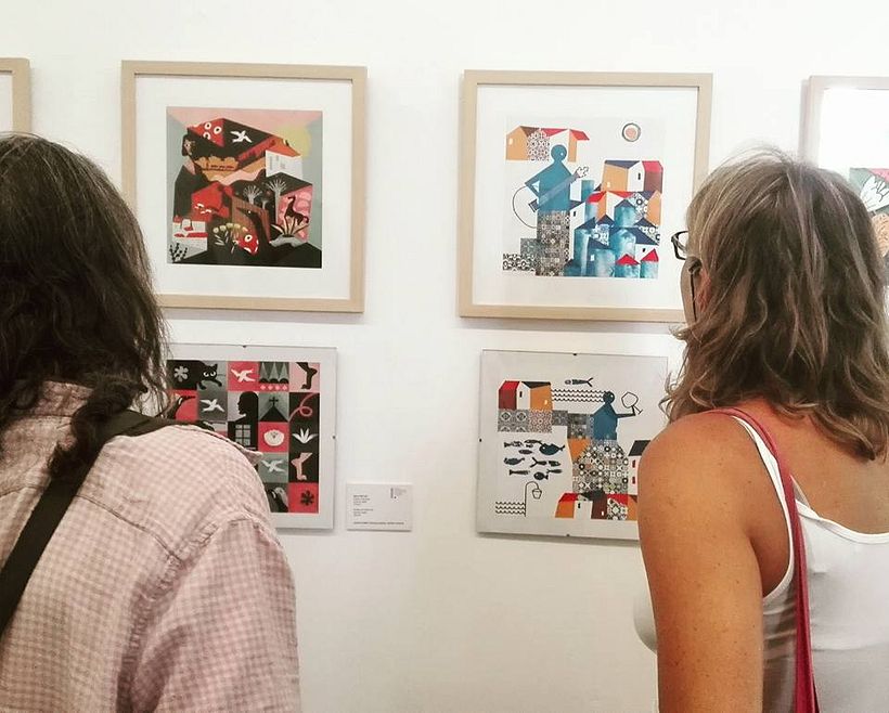 EXPOSICIONES. En el año 2017 mis ilustraciones fueron expuestas en el Museo Amadeo Souza Cardozo. Portugal -1