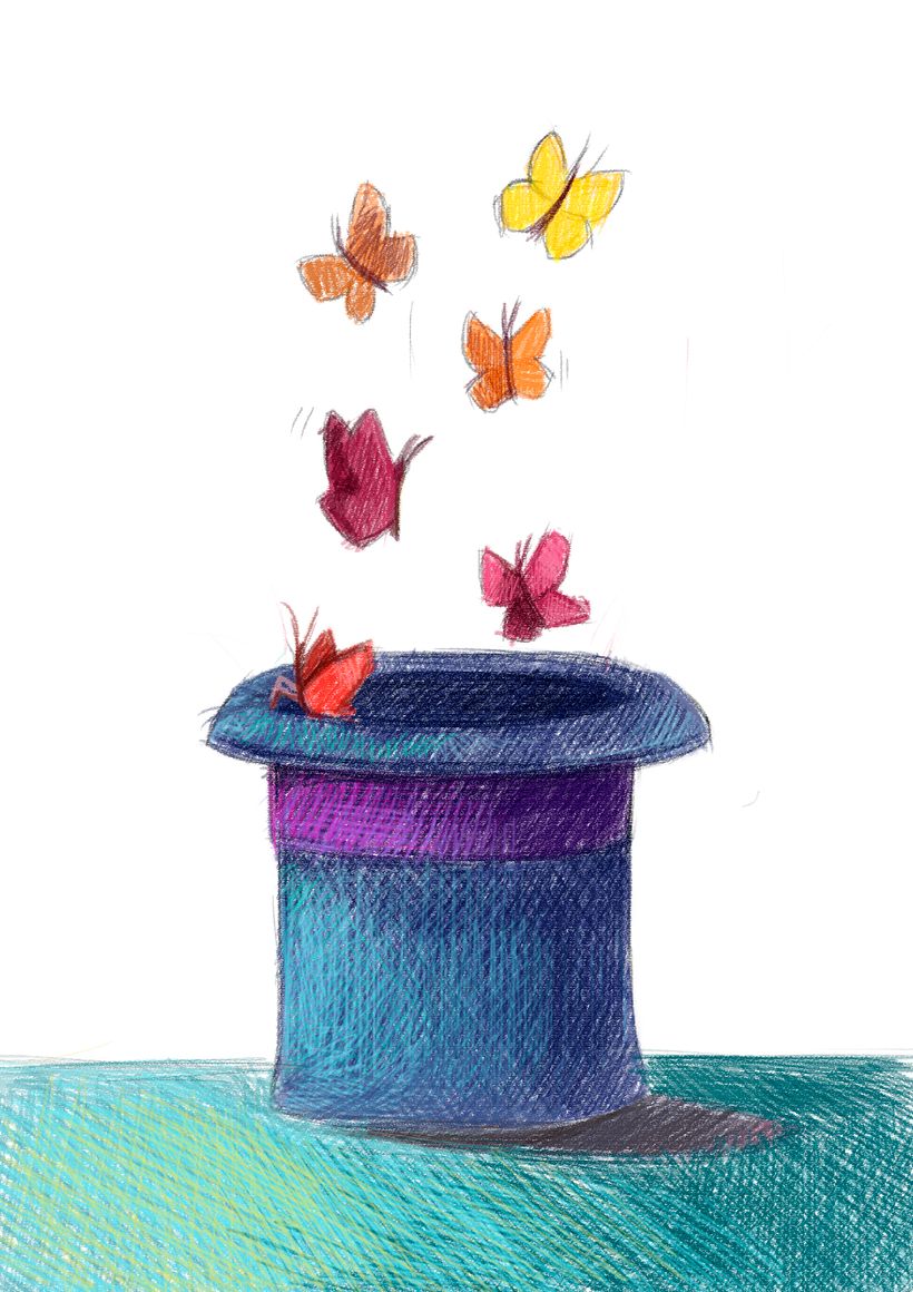 Mi Proyecto del curso: Ilustración digital con lápices de colores -1