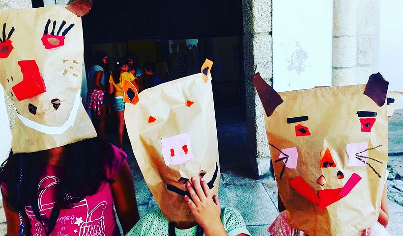 Taller "Máscaras" dictado en Amarante, Portugal. 0