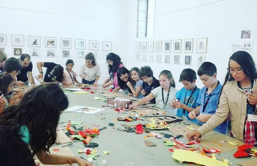 Taller "Máscaras" dictado en Amarante, Portugal. 1