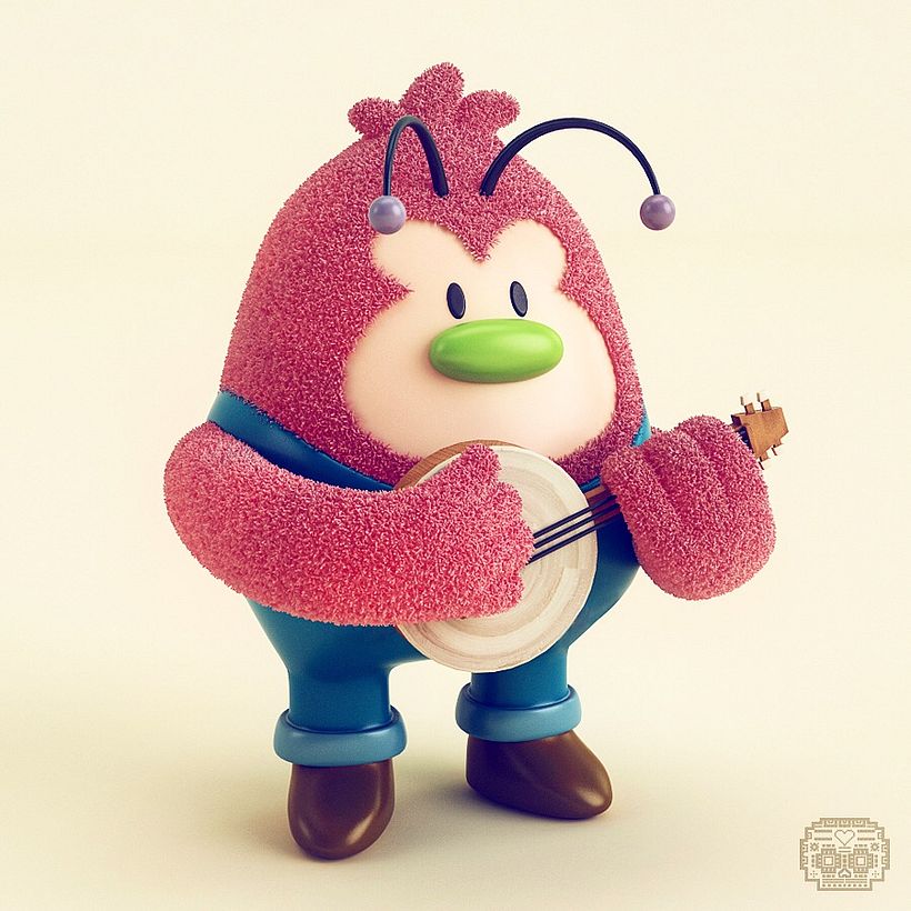 Pero Kawaii modelado  0