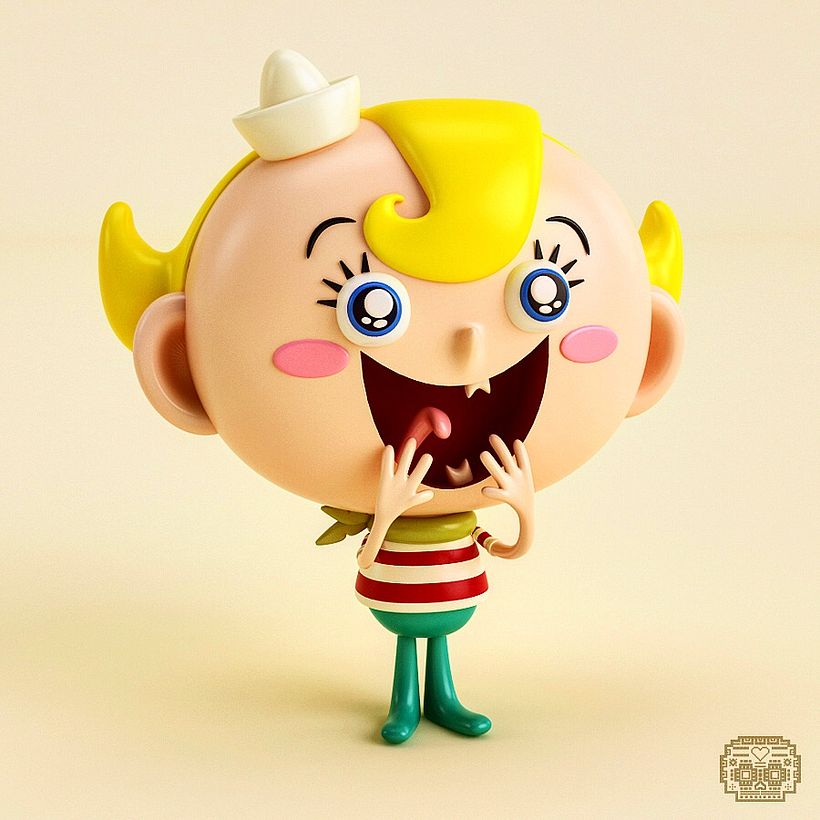 Pero Kawaii modelado  8