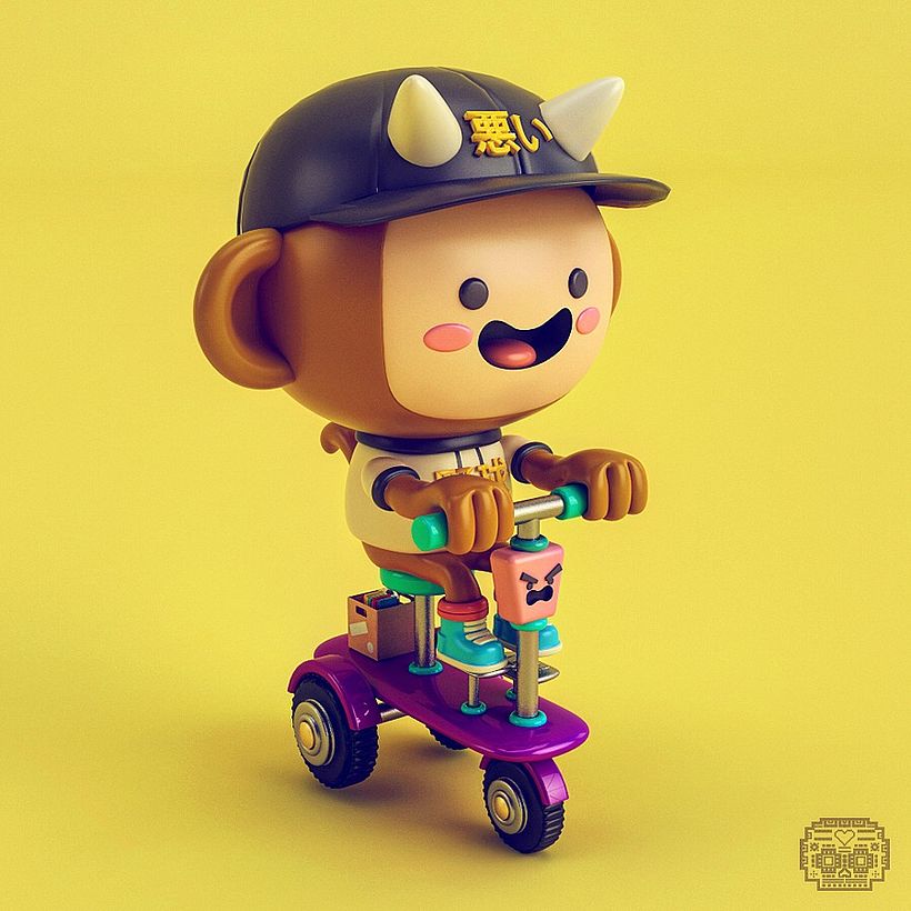 Pero Kawaii modelado  10