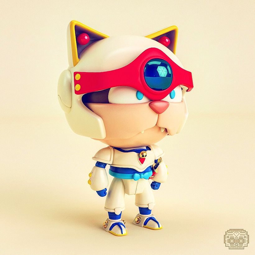 Pero Kawaii modelado  12