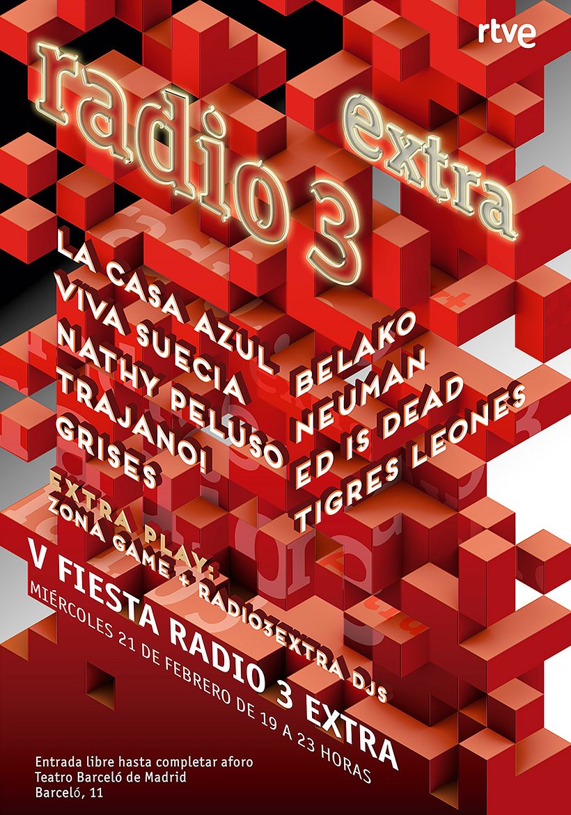 cartel de aniversario radio 3 extra de rne -1