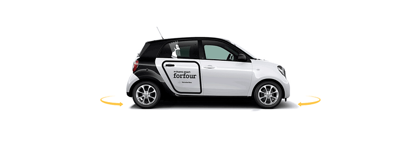 Diseño de rotulación para el Smart forfour  1