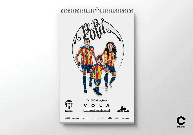 Calendario Asindown Valencia CF 2018 0