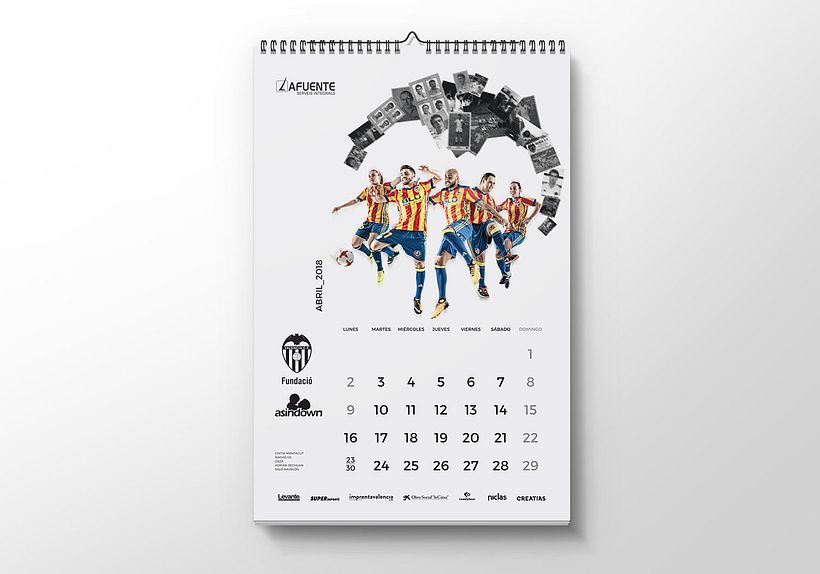 Calendario Asindown Valencia CF 2018 3