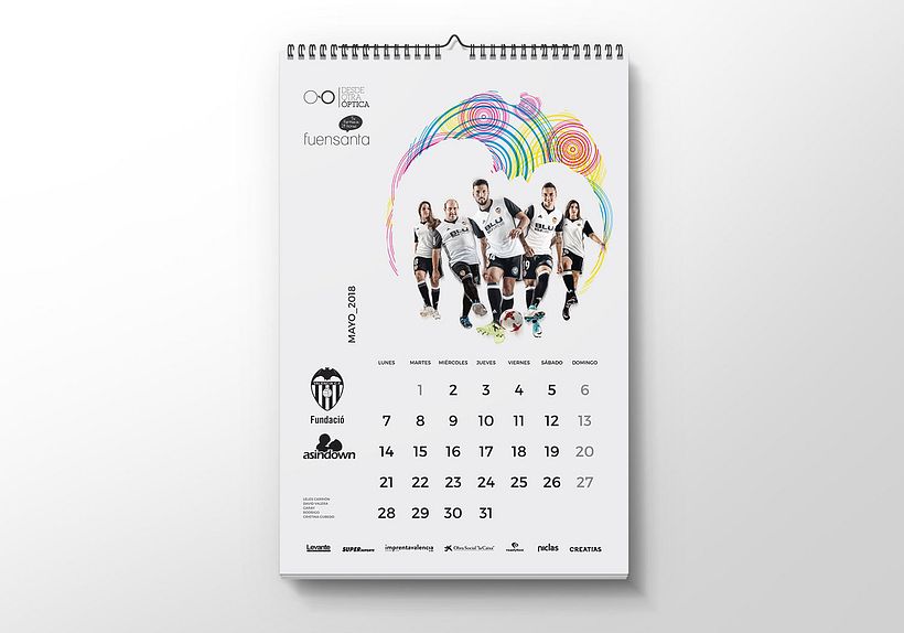 Calendario Asindown Valencia CF 2018 4