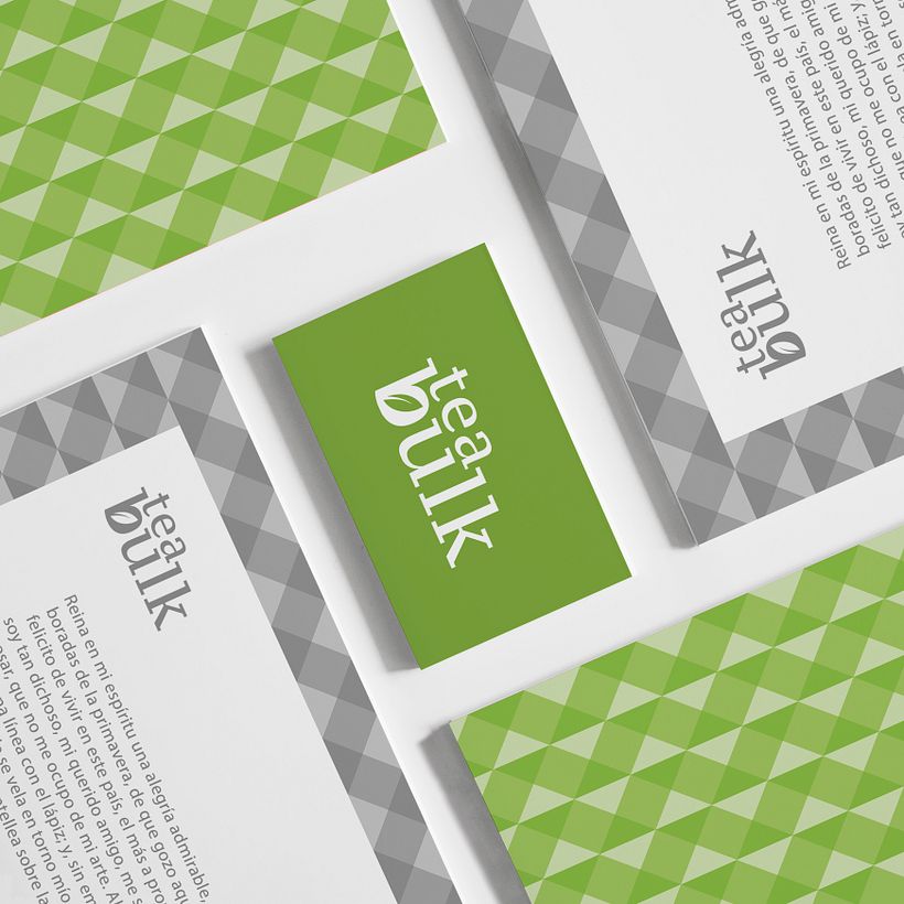Brand tea bulk - Desain