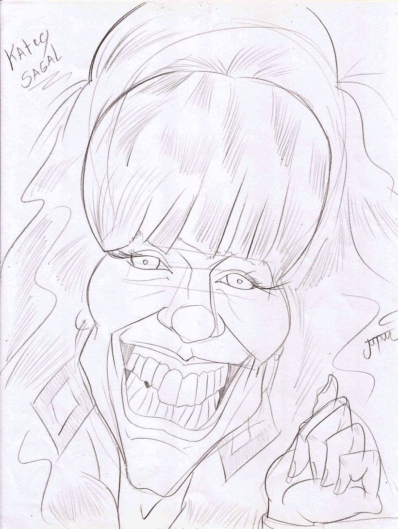 katey sagal caricature 0
