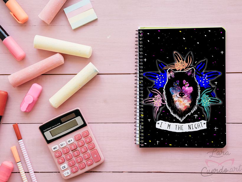 Print y mockup "I´m the night" 1