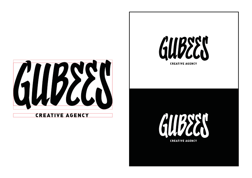 Diseño de logotipos caligráficos / Pablo Lozano / Text: GUBEES 4