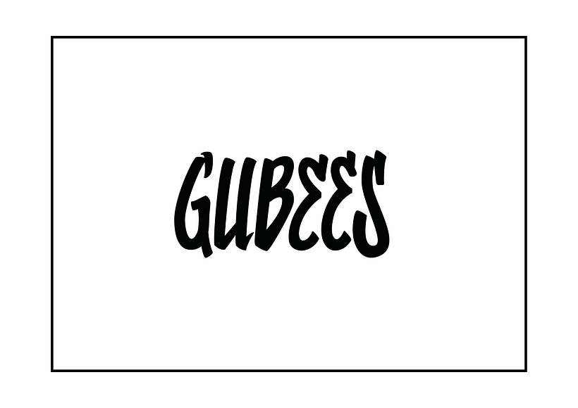Diseño de logotipos caligráficos / Pablo Lozano / Text: GUBEES 2