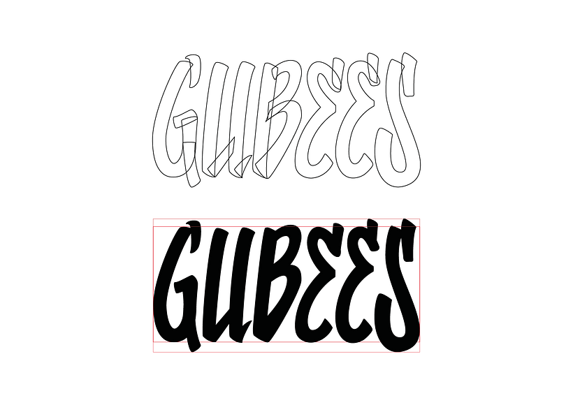Diseño de logotipos caligráficos / Pablo Lozano / Text: GUBEES 1