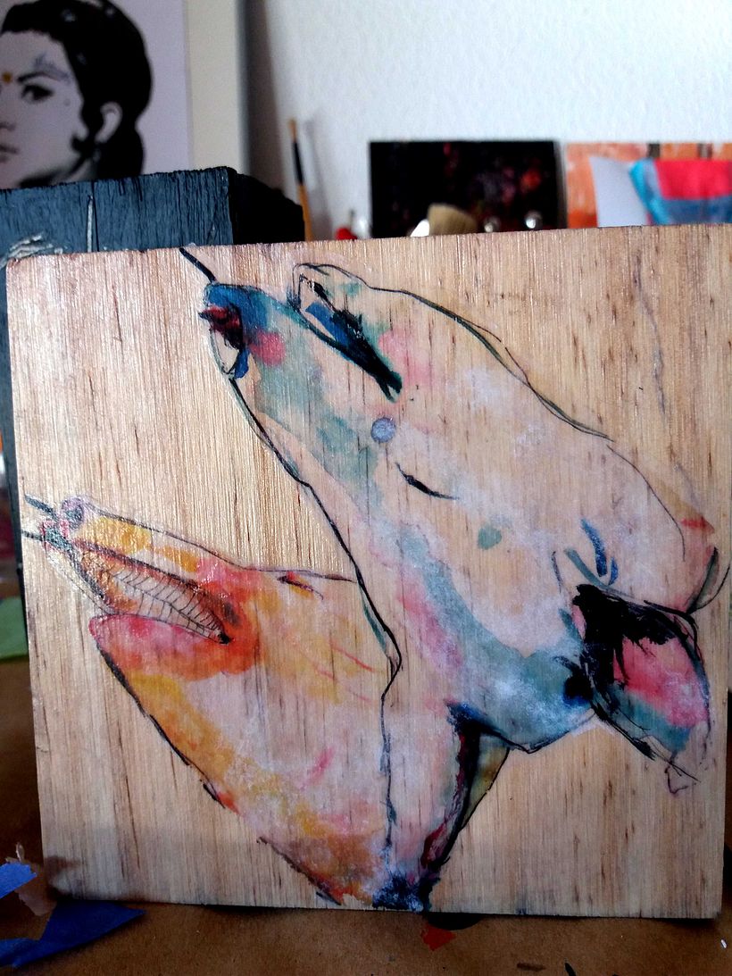 Mi Proyecto del curso: Técnicas experimentales de ilustración: de lo digital a lo artesanal 4