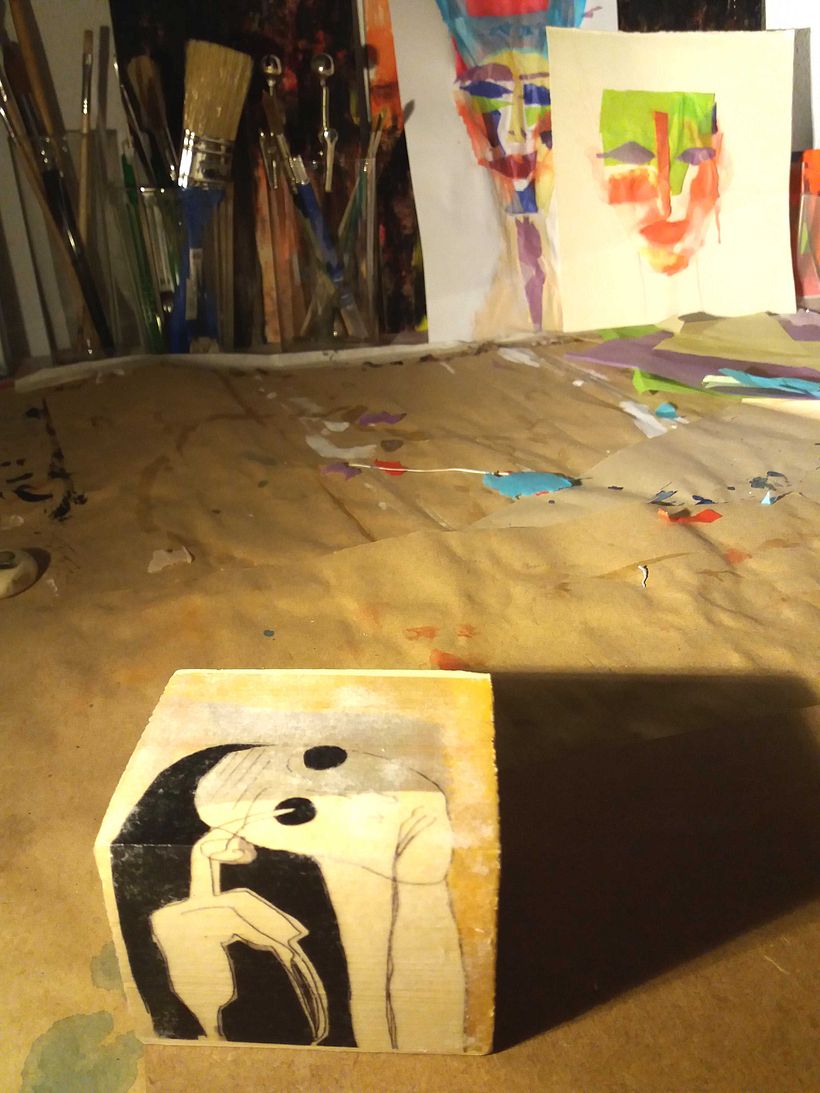 Mi Proyecto del curso: Técnicas experimentales de ilustración: de lo digital a lo artesanal 5